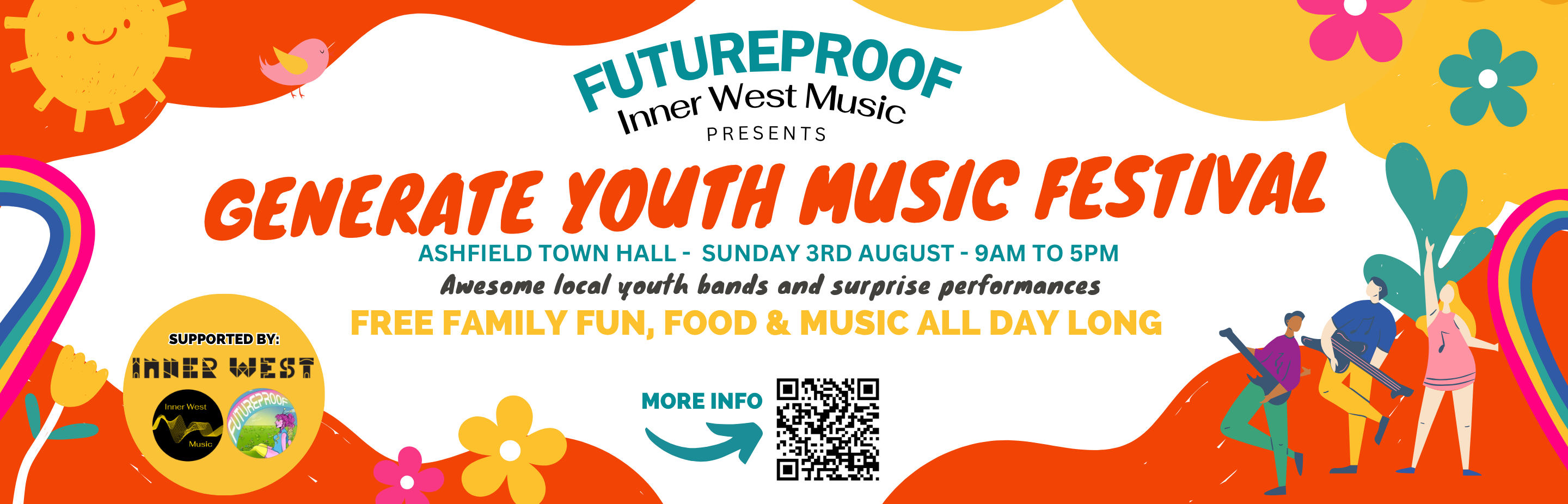 Generate Youth Music Festival Banner